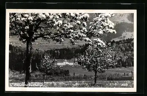 AK Gaisbühle, Lungenheilstätte von der Bergwiese aus gesehen