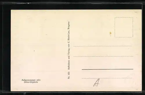 AK Lochau, Blick zum Hotel Strandpalast