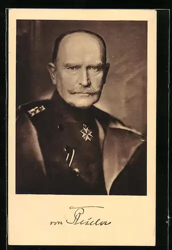 AK Heerführer von Beseler in Uniform