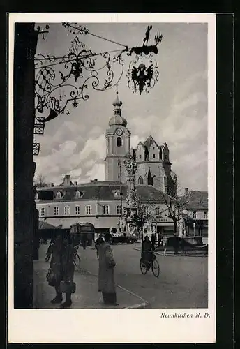 AK Neunkirchen, Platz mit Kirche