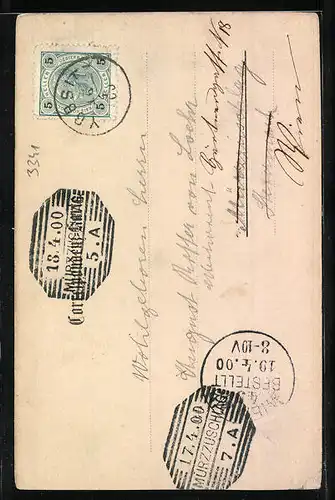 AK Ybbsitz, Totale mit dem Brochenberge