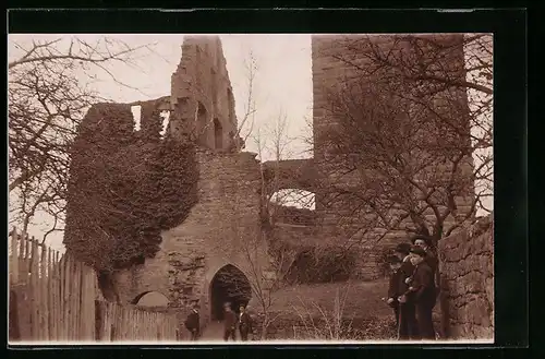 Foto-AK Bad Teinach, Ruine Zavelstein 1912