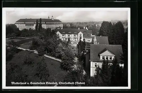AK Obersasbach /Baden, Mutterhaus und Sanatorium Erlenbad