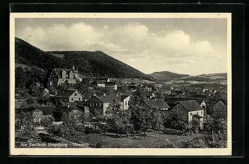 AK Obernitz / Saalfeld, Gesamtansicht