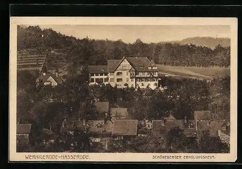 AK Wernigerode-Hasserode, Schöneberger Erholungsheim