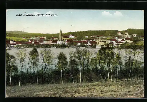 AK Bad Buckow / Märk. Schweiz, Totalansicht