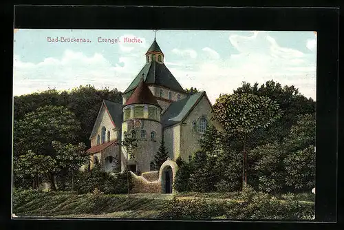 AK Bad Brückenau, evang. Kirche