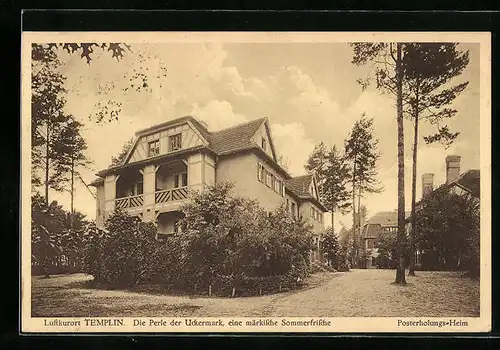 AK Templin /Uckermark, Posterholungs-Heim