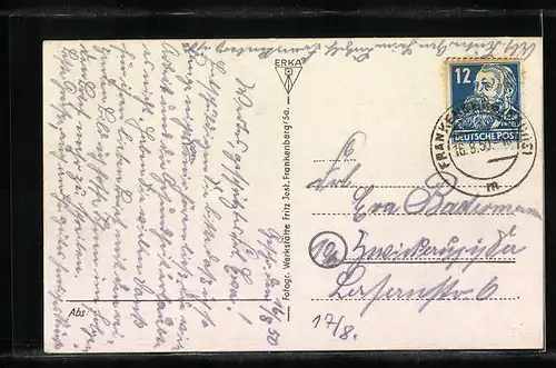 AK Frankenberg /Sa., SVK Genesungsheim Lützelhöhe