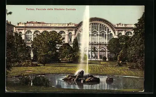 AK Torino, Facciata della Stazione Centrale