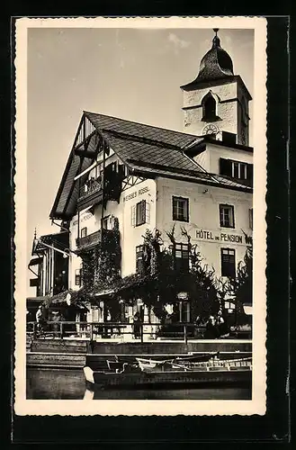 AK St. Wolfgang, Hotel weisses Rössl