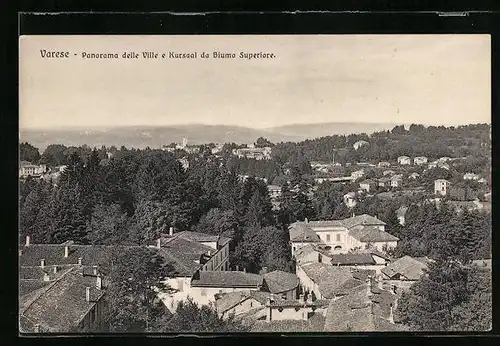 AK Varese, Panorama delle Ville e Kursaal da Biumo Superiore