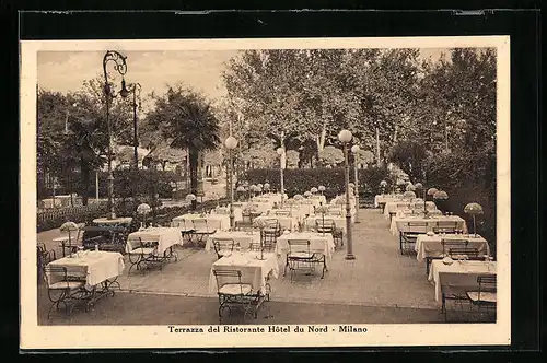 AK Milano, Terrazza del Ristorante Hotel du Nord