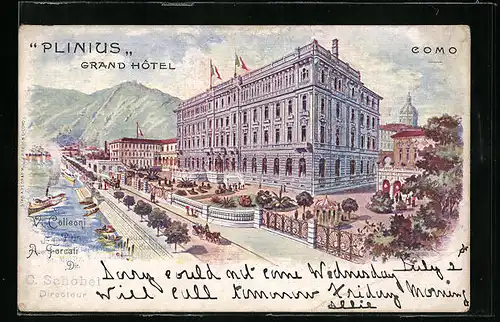 Lithographie Como, Plinius Grand Hotel