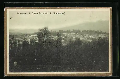AK Gazzada, Panorama visto da Morazzone