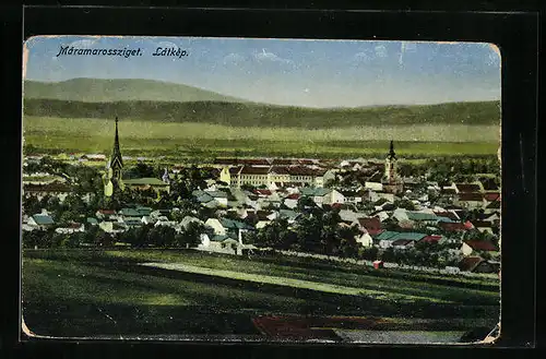 AK Máramarossziget, Látkép