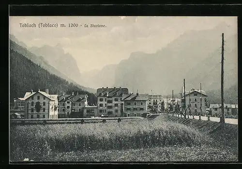 AK Toblach, La Stazione