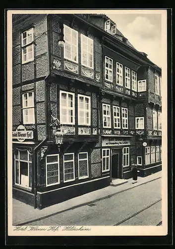 AK Hildesheim, Hotel Wiener Hof von Fr. Roeder