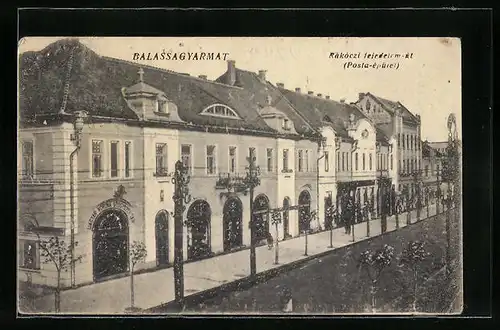 AK Balassagyarmat, Rakoczi - Posta-èpüret