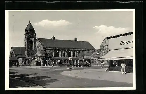 AK Giessen /Lahn, Platz am Bahnhof