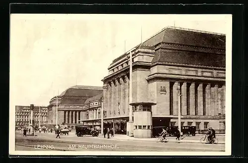 AK Leipzig, Partie am Hauptbahnhof