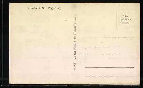 AK Minden i. W., Regierungsgebäude