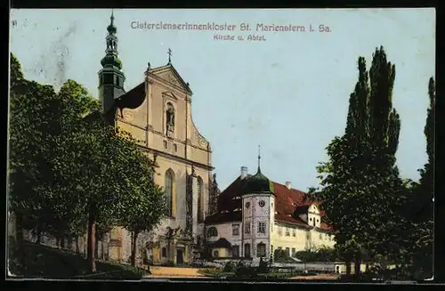 AK Panschwitz-Kuckau, Zisterzienserinnenkloster St. Marienstern, Kirche und Abtei