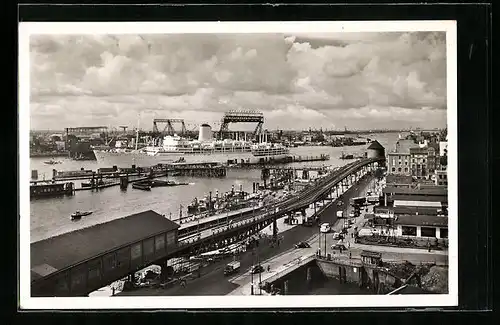 AK Hamburg-Neustadt, Vorsetzen und Überseebrücke