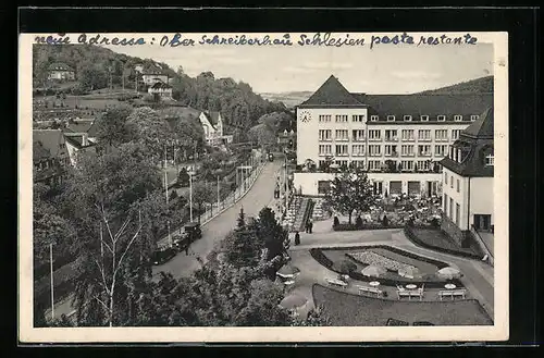 AK Bad Oberschlema im Erzgeb., Teilansicht aus der Vogelschau