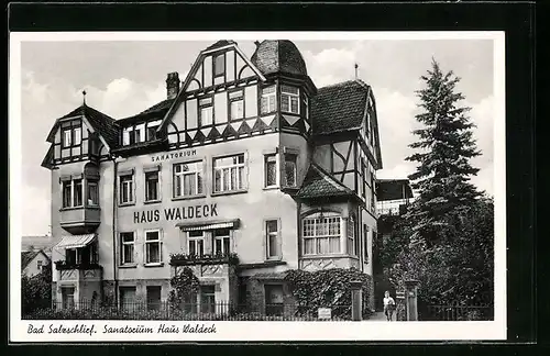 AK Bad Salzschlirf, Sanatorium Haus Waldeck