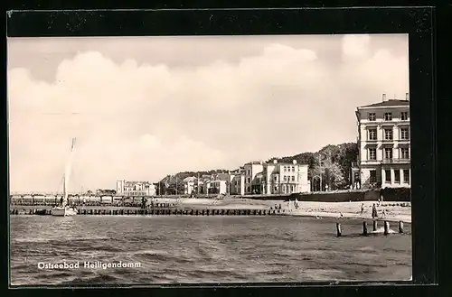 AK Ostseebad Heiligendamm, Blick zu den Strandhotels