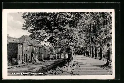 AK Wittenburg /Meckl., Lindenstrasse
