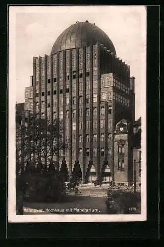 AK Hannover, Hochhaus mit Planetarium