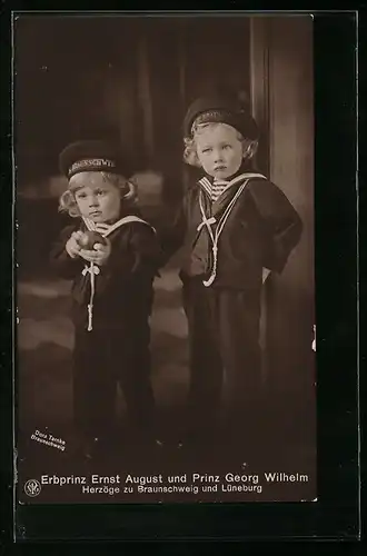 AK Erbprinz Ernst August und Prinz Georg Wilhelm von Braunschweig