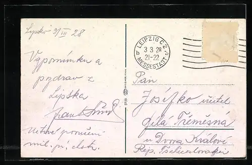 AK Leipzig, Neues Rathaus und Rathausring mit Strassenbahn