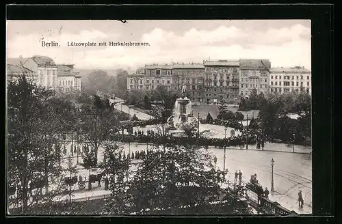 AK Berlin, Lützowplatz mit Herkulesbrunnen