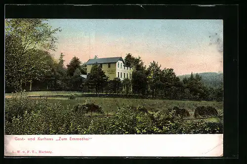 AK Hamburg-Harburg, Gast- und Kurhaus Zum Emmerthal