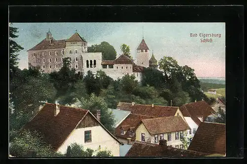 AK Bad Elgersburg, Blick zum Schloss