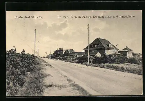 AK St. Peter, Dr. med F. u. R. Feltens Erholungshaus und Jugendheim
