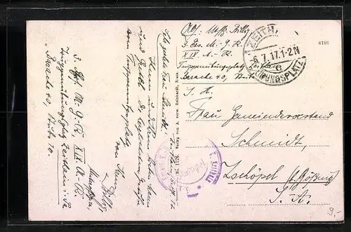 AK Zeithain, MG-Trupps beim Übungsschiessen