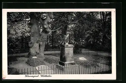 AK Wöbbelin, Körnergrab mit Harfe und Schwert