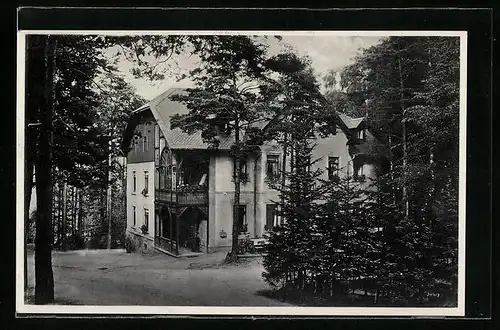 AK Seifersdorf b. Dippoldiswalde, Gleichnamiges Kurhaus und Waldparkrestaurant