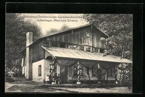 AK Uchtenhagen /Märk. Schweiz, Falkenberg-Charlottenburger-Jugendwandererhütte