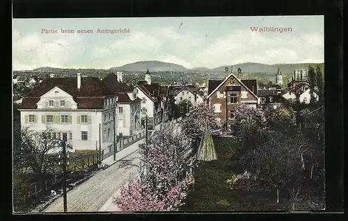 AK Waiblingen, Partie bim neuen Amtsgericht