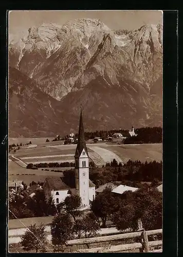 AK Rinn, Kirche gegen das Gebirge