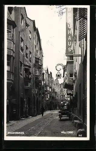 AK Hall, Salvatorgasse am Bräuhaus