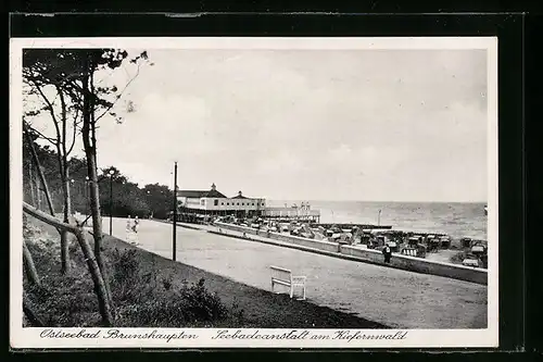 AK Brunshaupten, Seebadeanstalt am Kiefernwald