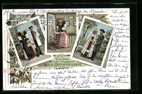 AK Bad Oeynhausen, Trachten der Umgebung