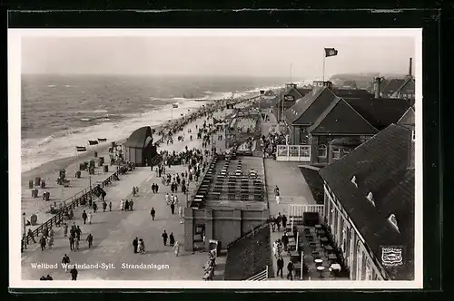 AK Westerland /Sylt, Strandanlagen