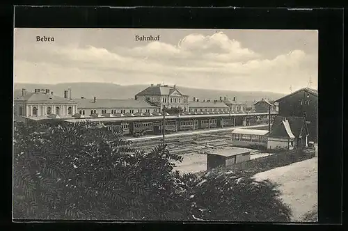 AK Bebra, Blick auf den Bahnhof